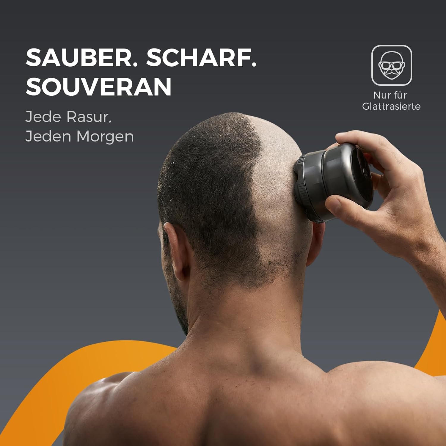 Thumbnail 5 de Qhot Glatzen Rasierer Herren – elektrischer Kopfrasierer mit 120-Min-Akku, 6D-Schwimmkopf & LED-Display