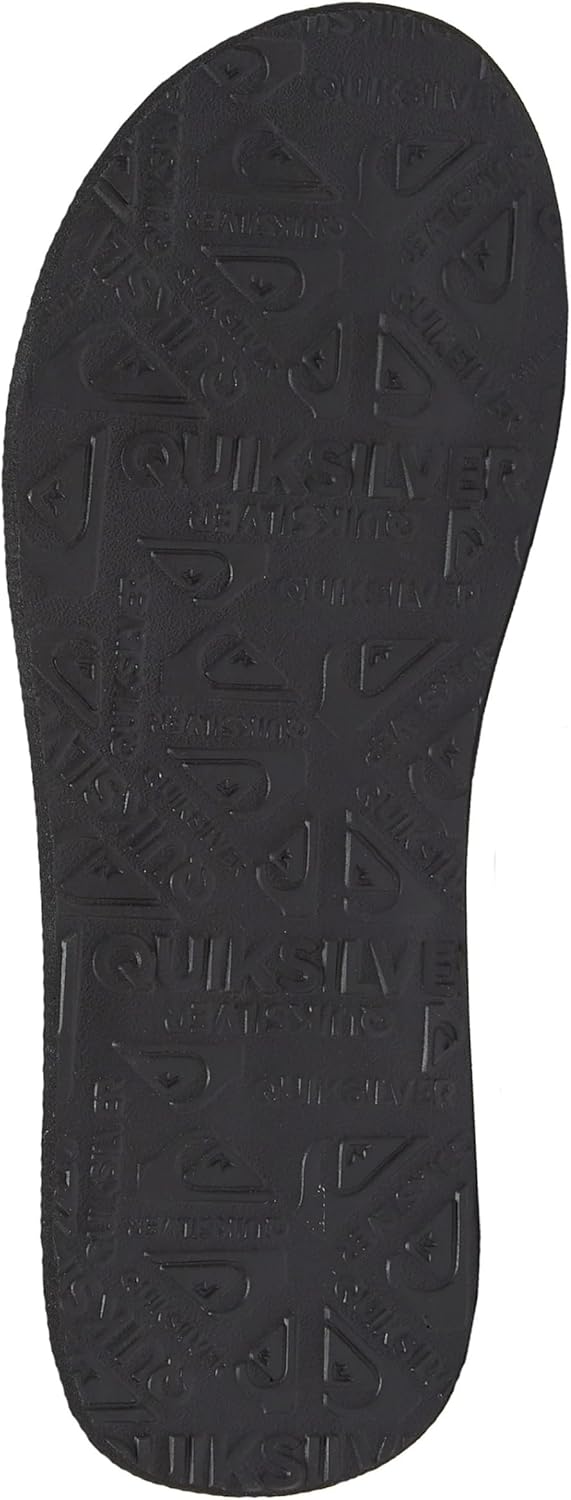 Detalle de Quiksilver Carver Suede Sandalo da Uomo: Sandalo infradito sportivo con supporto all'arco