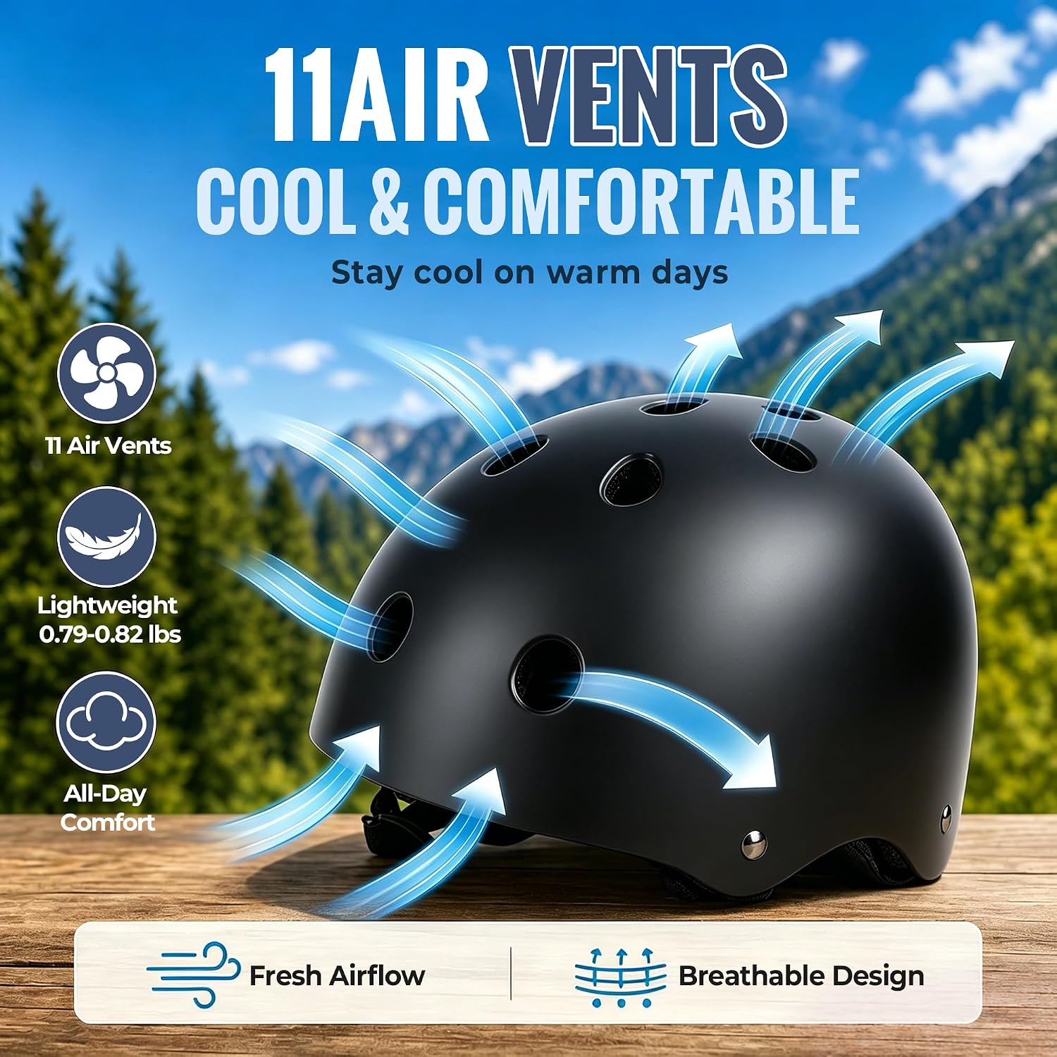 Detalle de Kids Bike Helmet: Adjustable, Lightweight Multi-Sport Protection for Ages 1-14