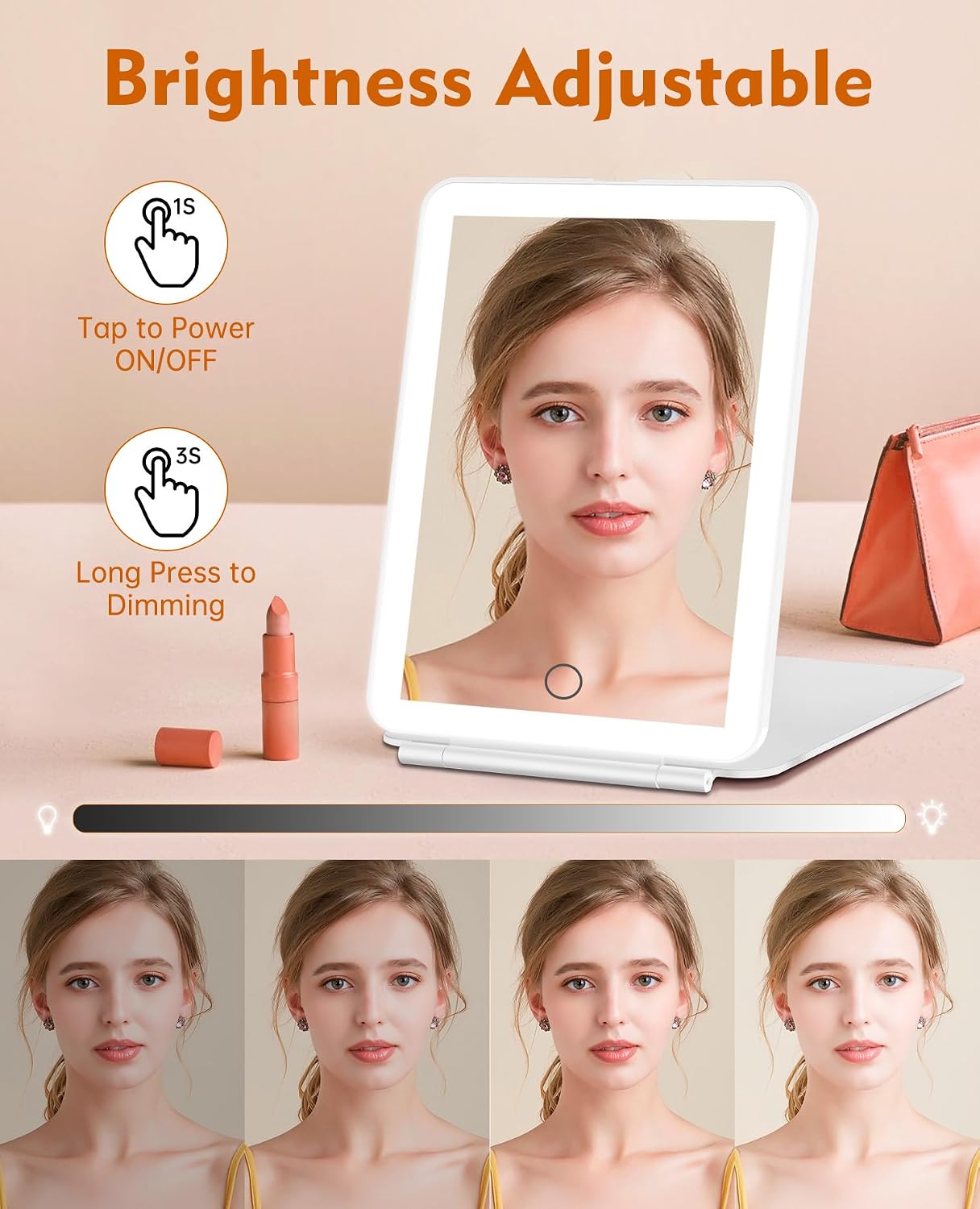 Thumbnail 5 de FUNTOUCH Rechargeable Travel Makeup Mirror 2000mAh ๐