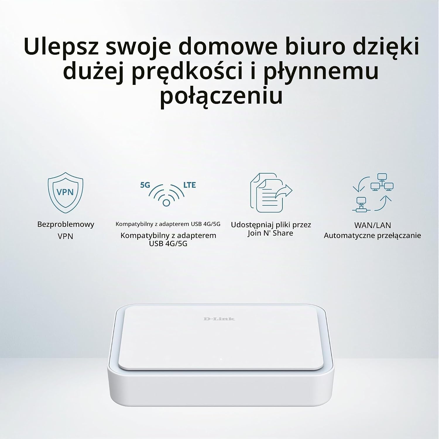 Detalle 2 de D-Link DBR-330 – podróżny router Wi-Fi 6 AX3000 z VPN i USB-C