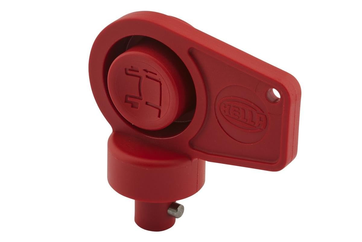Detalle 2 de Interruttore principale HELLA 6EK 002 843-131: affidabilità 24V con attacco a vite e corpo in ottone