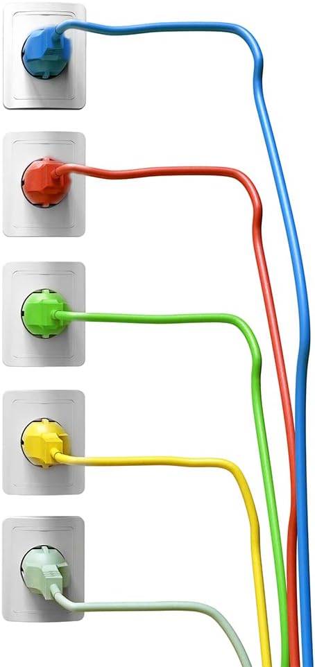 Detalle 2 de ACT AK5109 IEC-förlängningskabel 1,2 m, C13 till C14, blå och 3-polig