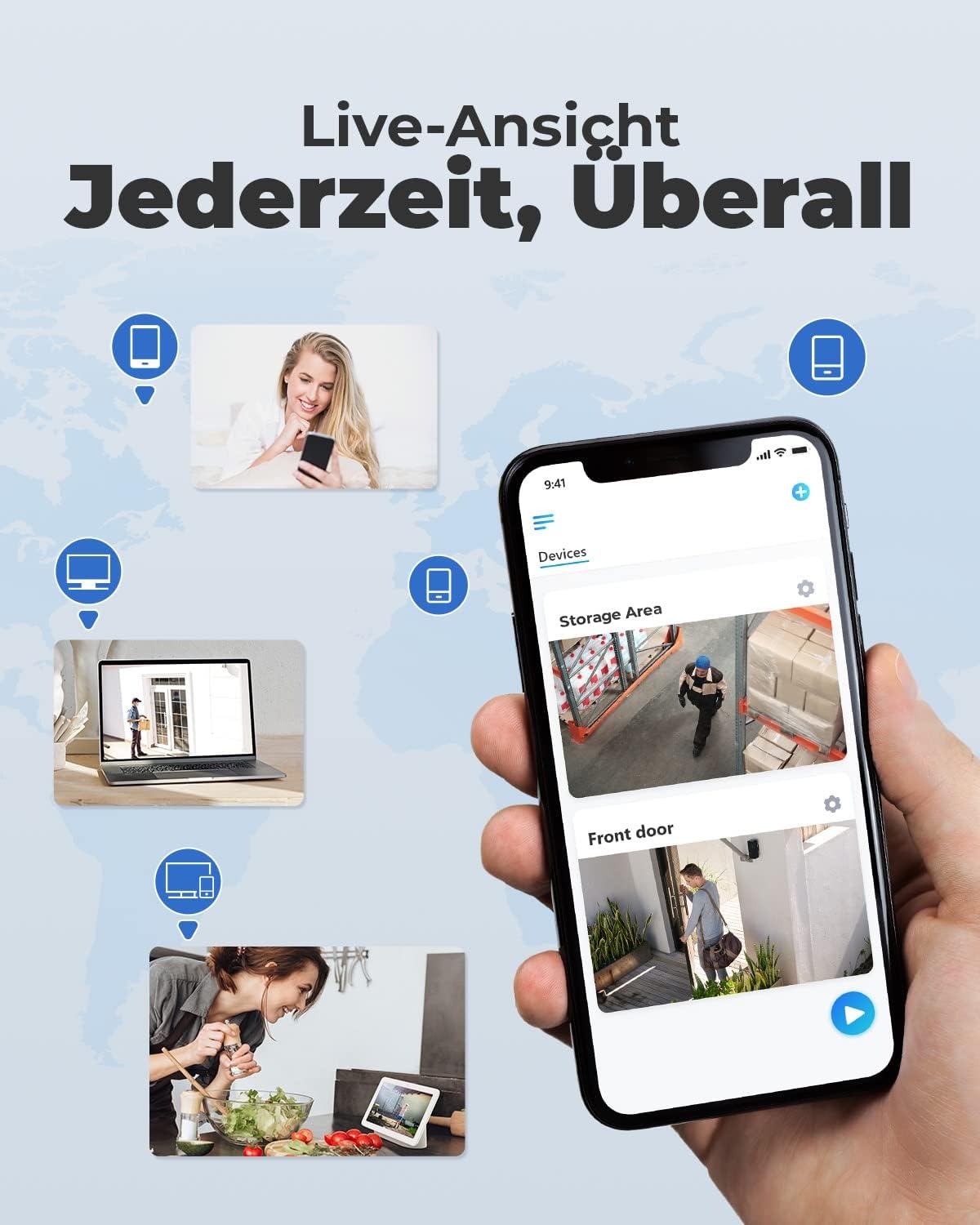 Detalle 2 de Reolink RLK8-800B4 8-CH 4K Überwachungskamera Set