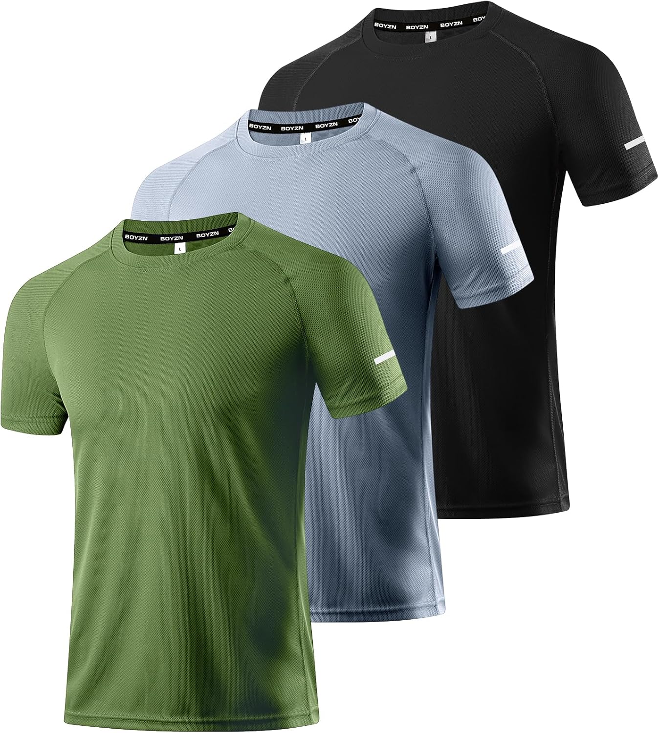 Thumbnail 6 de Boyzn 1, 3, 5 or 7 Pack Men’s Workout T-Shirts for Running