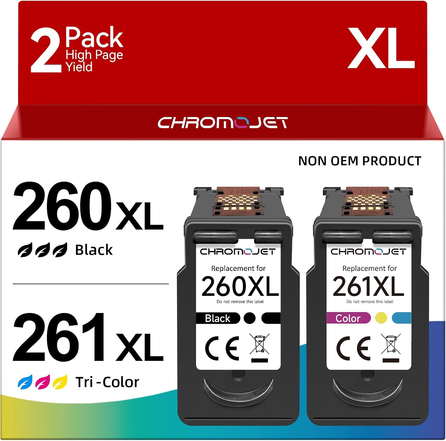 260/261 Replacement Ink Cartridges 2-Pack