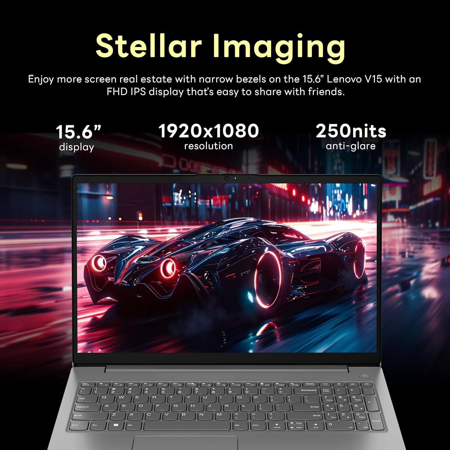 Thumbnail 3 de Lenovo laptop with 15.6-inch FHD display