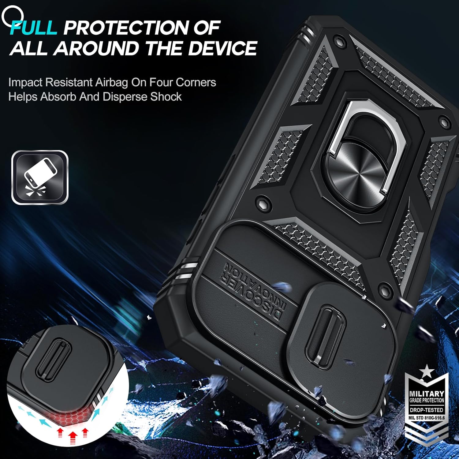 Thumbnail 6 de LeYi iPhone 16 Case 360° Protection