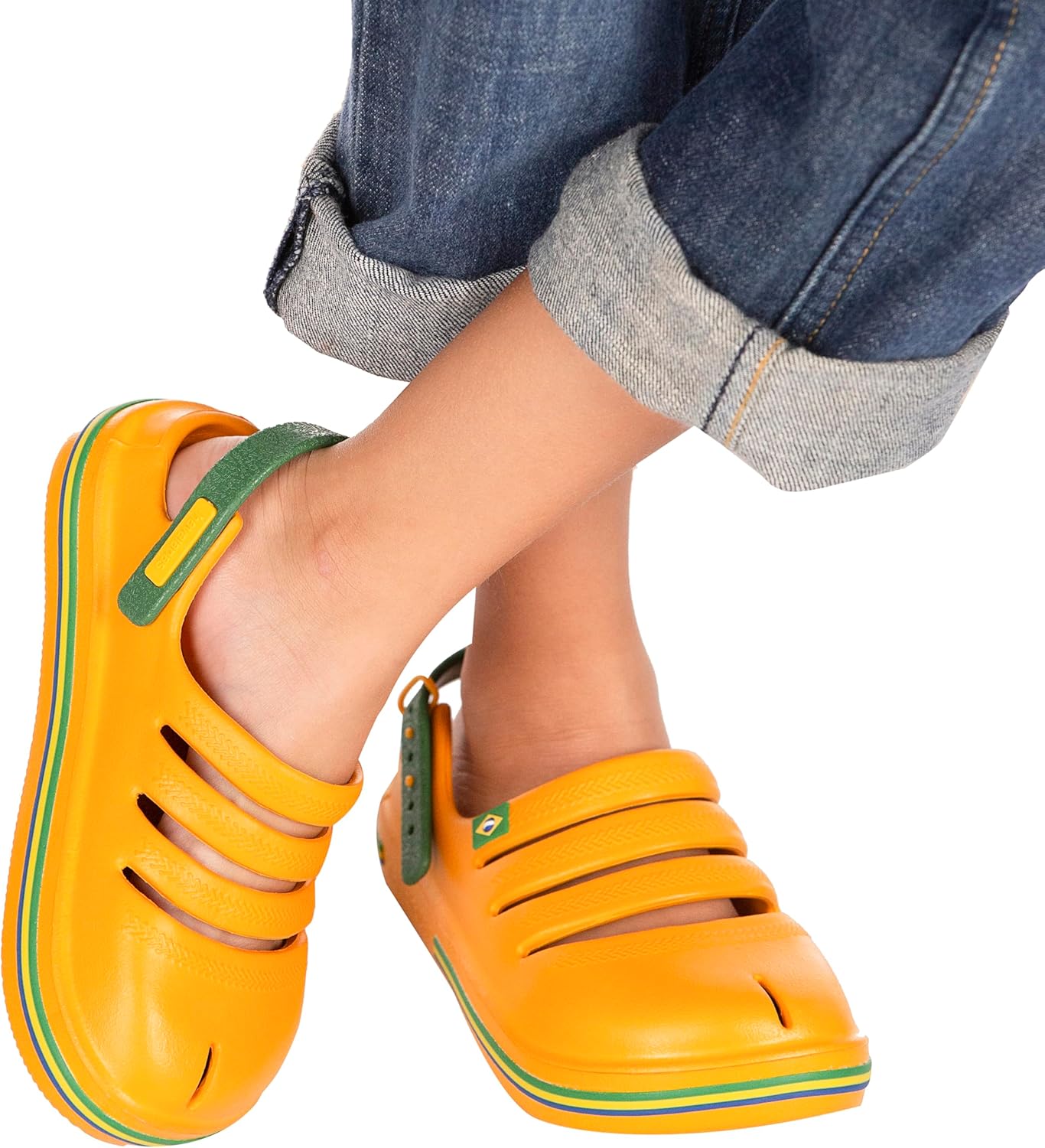 Thumbnail 5 de Havaianas Kids Clog Brasil : sabots enfant en PVC avec semelle en caoutchouc