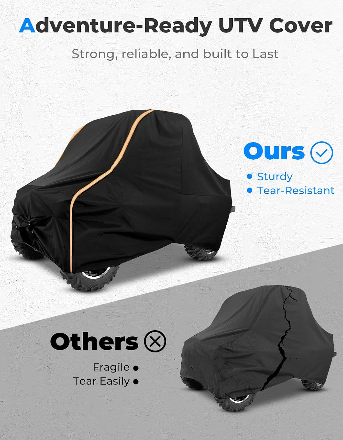 Detalle 1 de KEMIMOTO UTV Cover PU Oxford Cloth