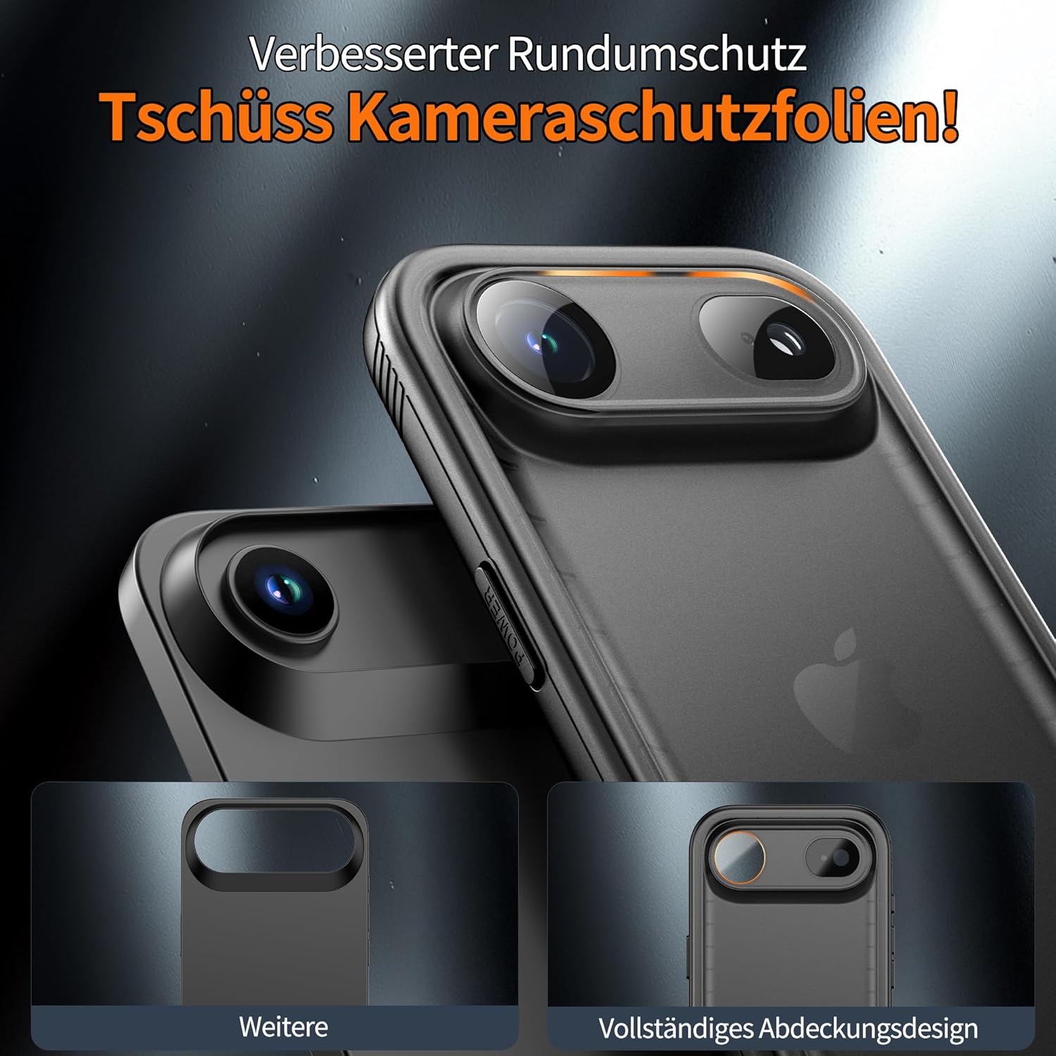 Detalle de Cozycase TOP Militärschutz für iPhone Air – wasserdichte 360° Panzerhülle mit Display‑ und Kameraschutz