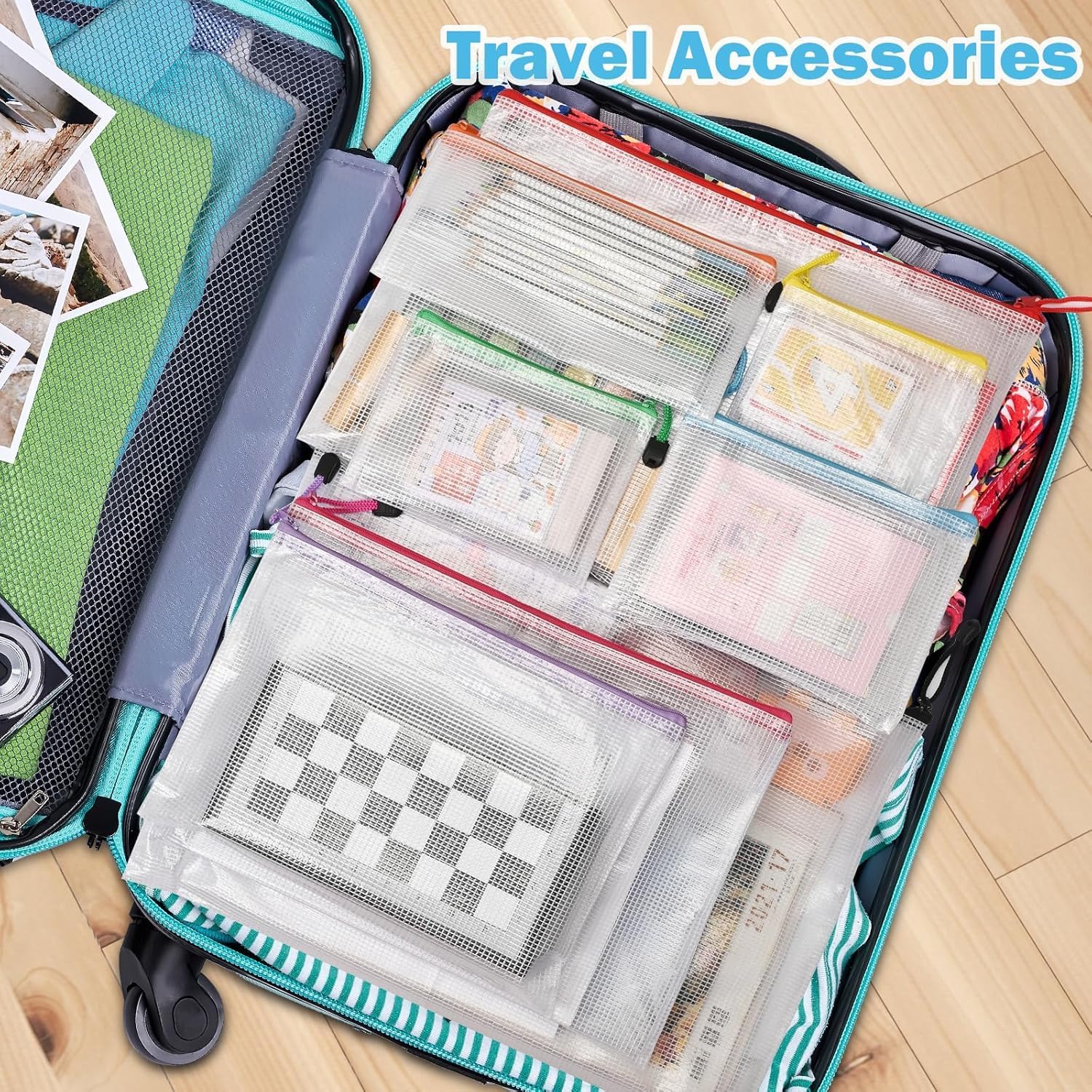 Thumbnail 6 de Plastic Zip Wallets Folders 20 pack