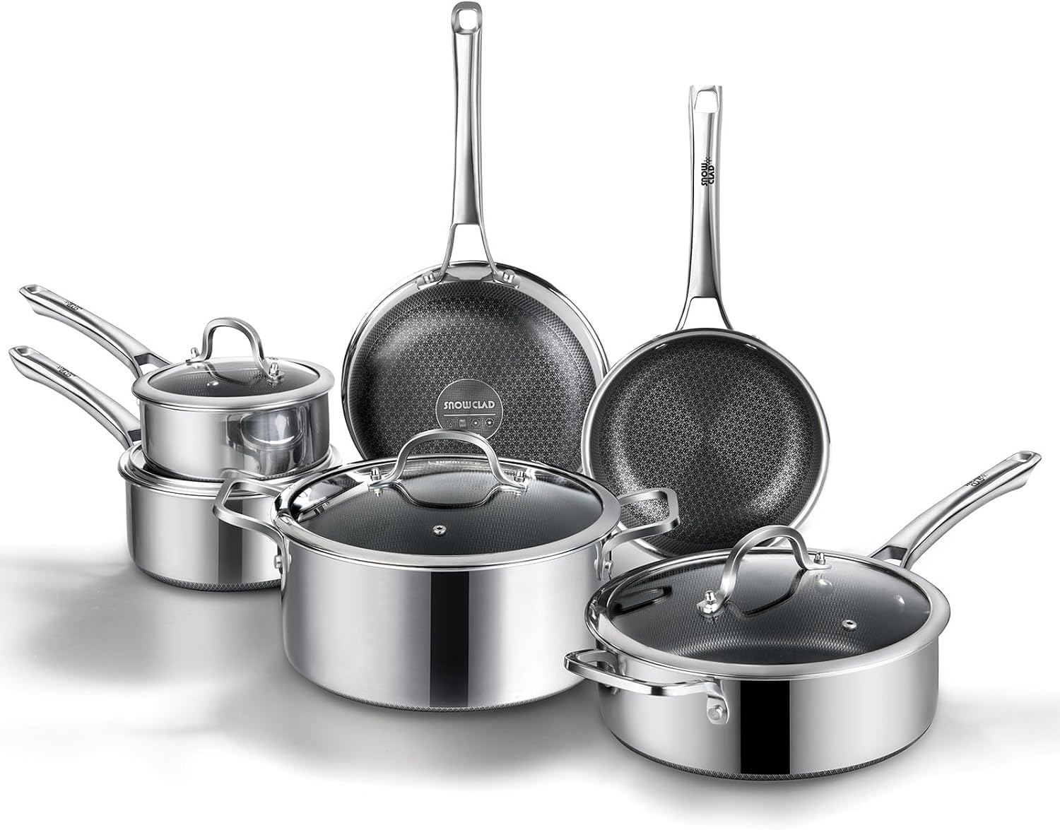 Detalle de Nonstick Frying Pan Set, 10-Piece