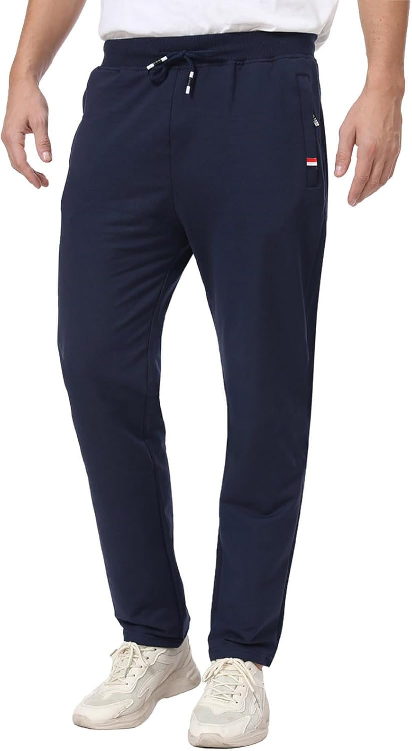 Detalle de JustSun Men Joggers Tracksuit Bottoms: Comfortable, Breathable Casual Sports Trousers