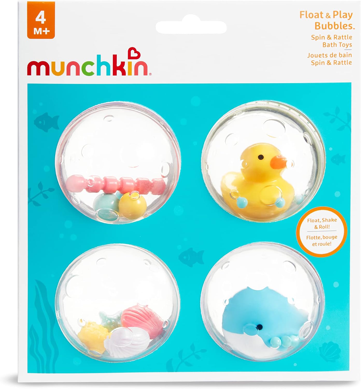 Thumbnail 6 de Munchkin Float & Play Bubbles Bath Toys (4 Count)
