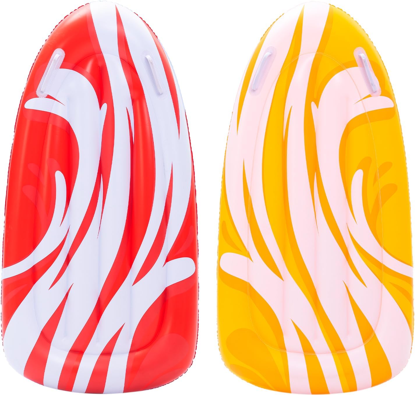 JOYIN 2 Pack Inflatable Body Boards for Water Slides – learn-to-swim pool float boards for kids