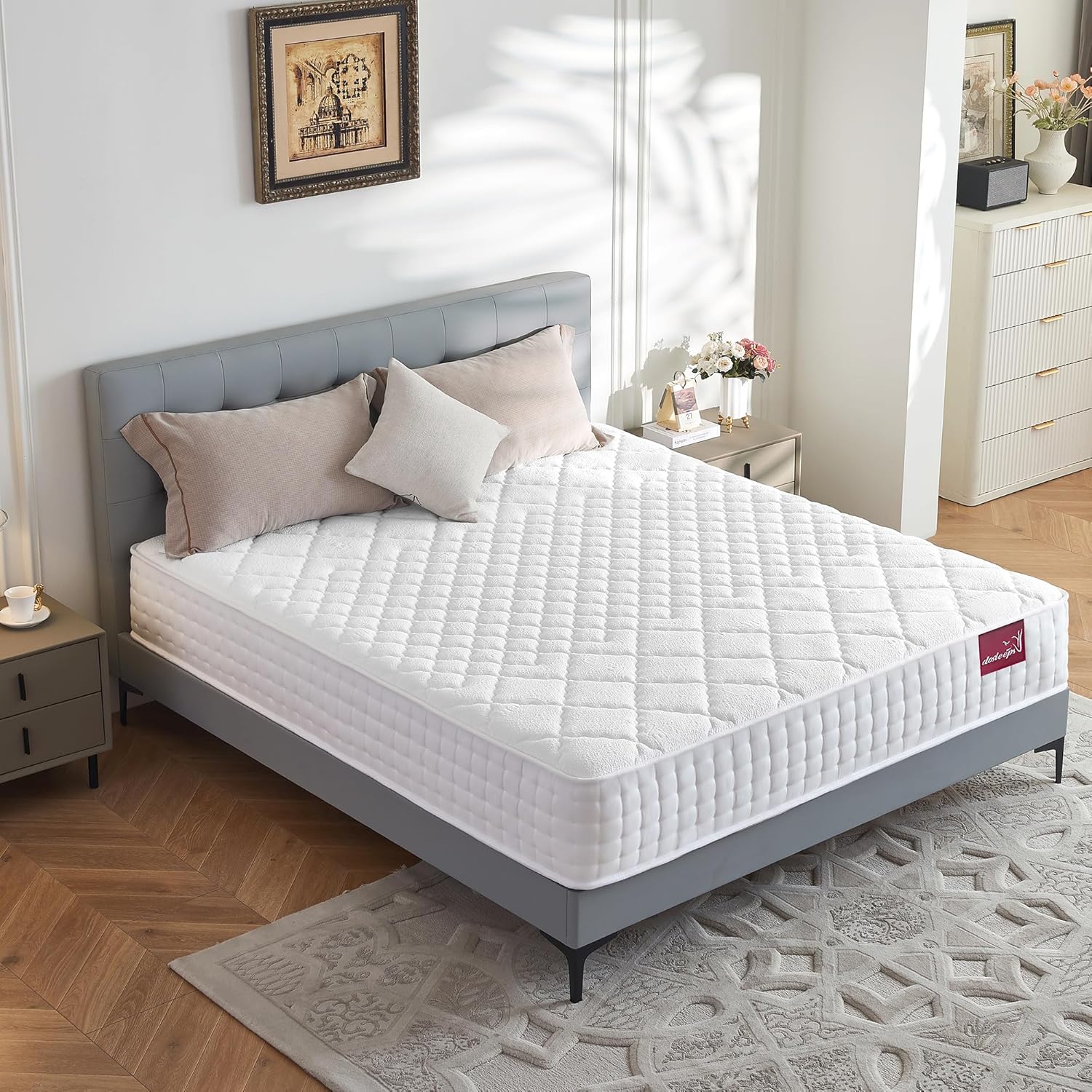 Thumbnail 1 de dosleeps King Size 10" Memory Foam & Pocket Sprung Mattress 150x200cm