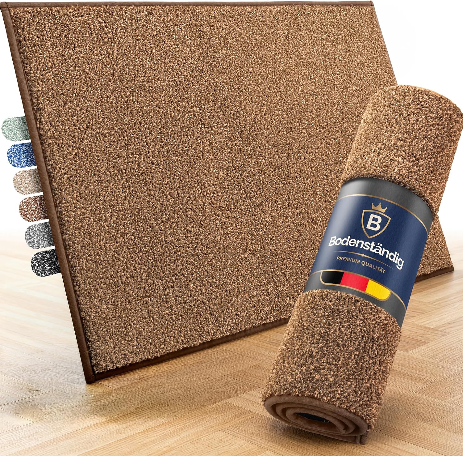 Detalle de Mibao Soft Step 2.0 droogloopmat 50 x 80 cm, wasbaar met antisliponderkant