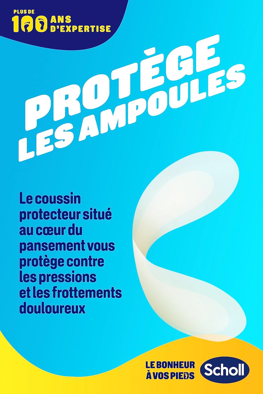 Detalle de Dr. Scholl's Etui de 5 Pansements Ampoules Grand Format pour Talons