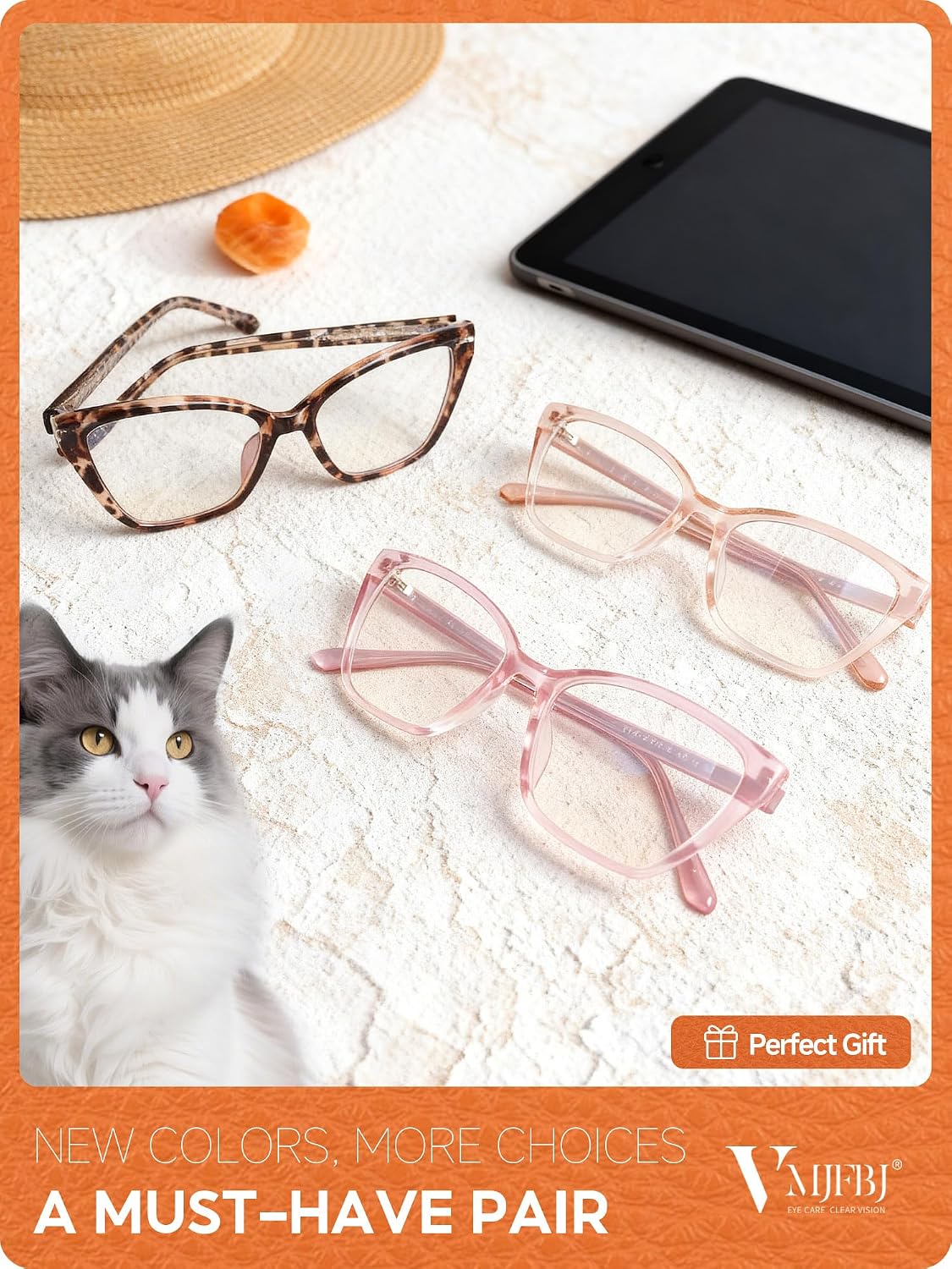 Detalle de Blue light glasses VMJFBJ TR90, cat eye