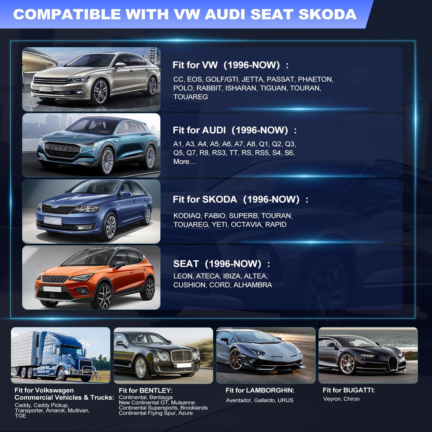 Thumbnail 3 de AUTOPHIX V007 OBD2 Scanner for VW Group Cars (VW, Audi, Skoda, Seat) – Comprehensive Fault Code Reader