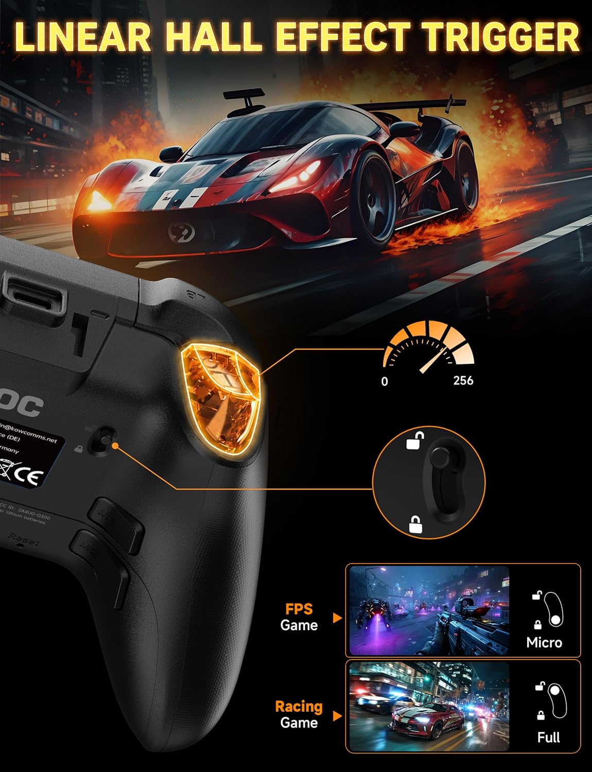 Thumbnail 3 de AOC PC Controller 1000mAh Wireless