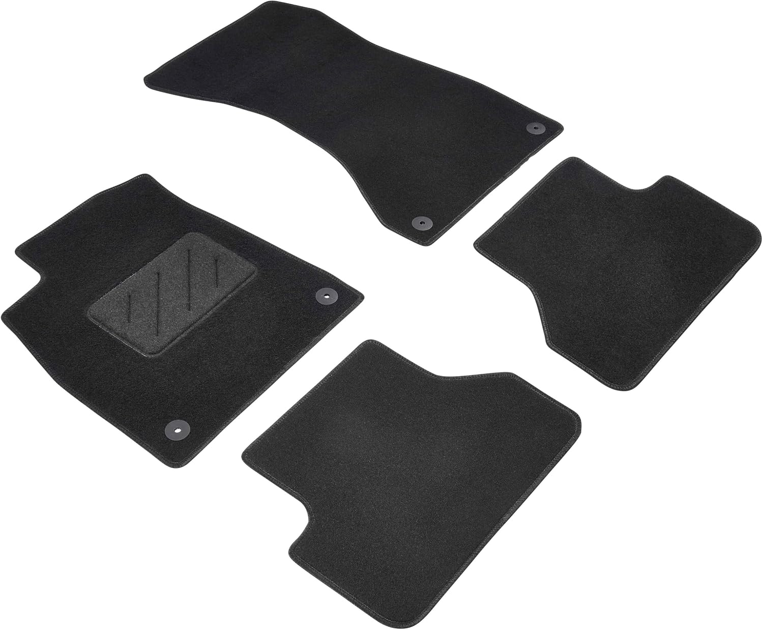 WALSER Comfort Alfombras velour para Audi A4 Allroad B9 2016