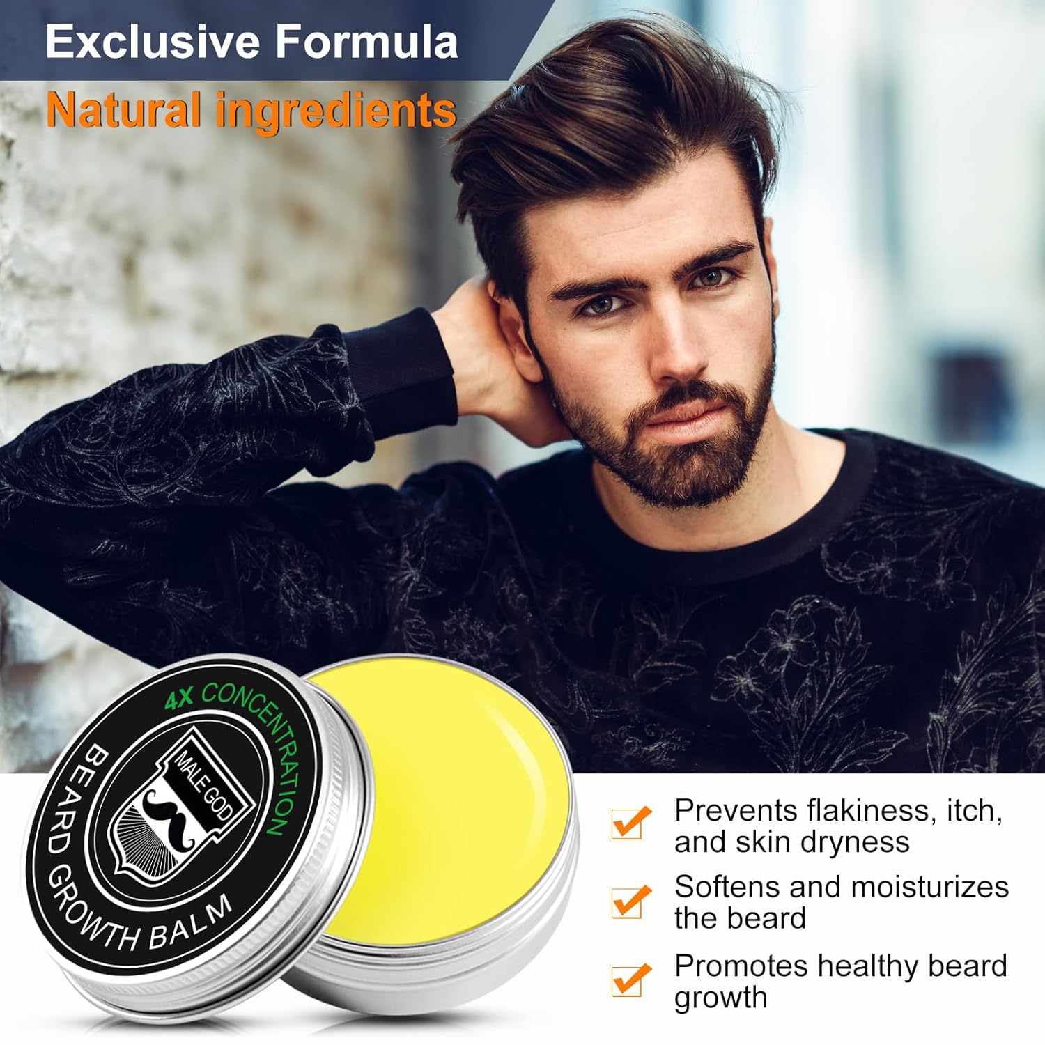 Thumbnail 5 de MALE GOD Beard Growth Kit 🧔