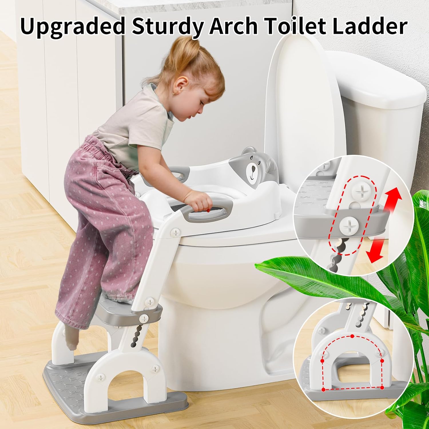 Thumbnail 6 de Sedile WC per bambini con scale regolabile 2 in 1 (accessorio per WC aggiornato)