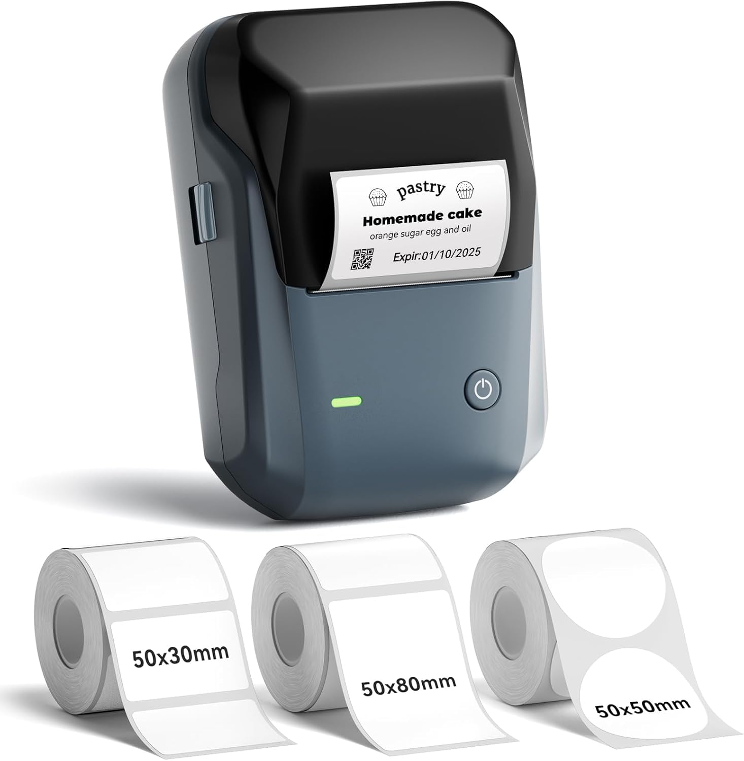 Detalle de NIIMBOT B1 Label Maker: 2-Inch Portable Bluetooth Thermal Printer