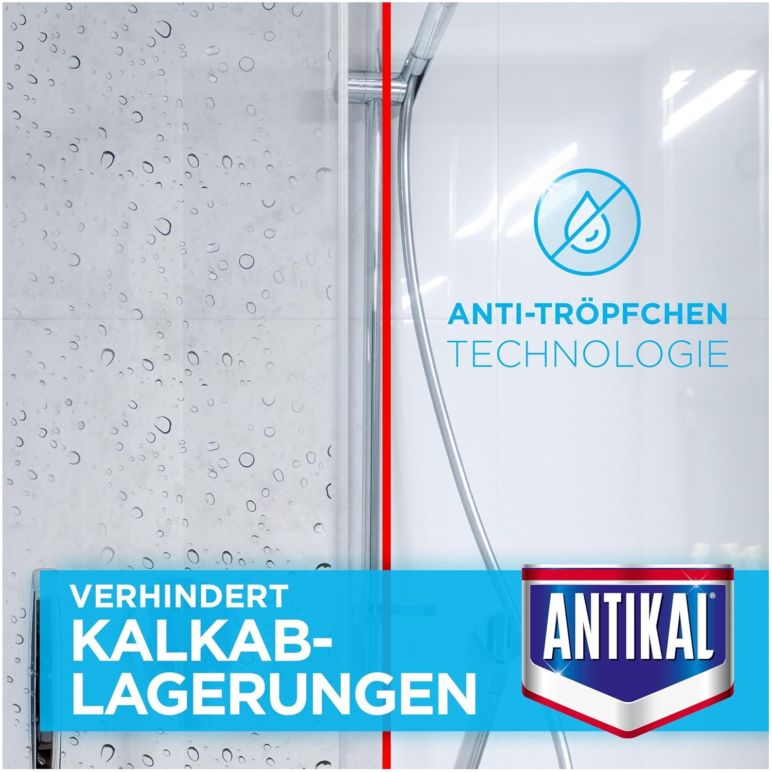 Detalle 2 de Antikal Expressspray, 10 × 800 ml – Kalkfrei, ohne Abwischen, für Dusche & Bad