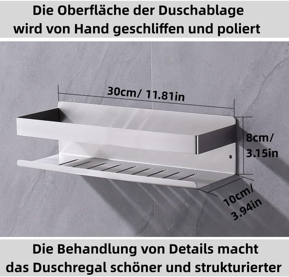 Thumbnail 1 de HomeHeng Étagère de douche 30 cm