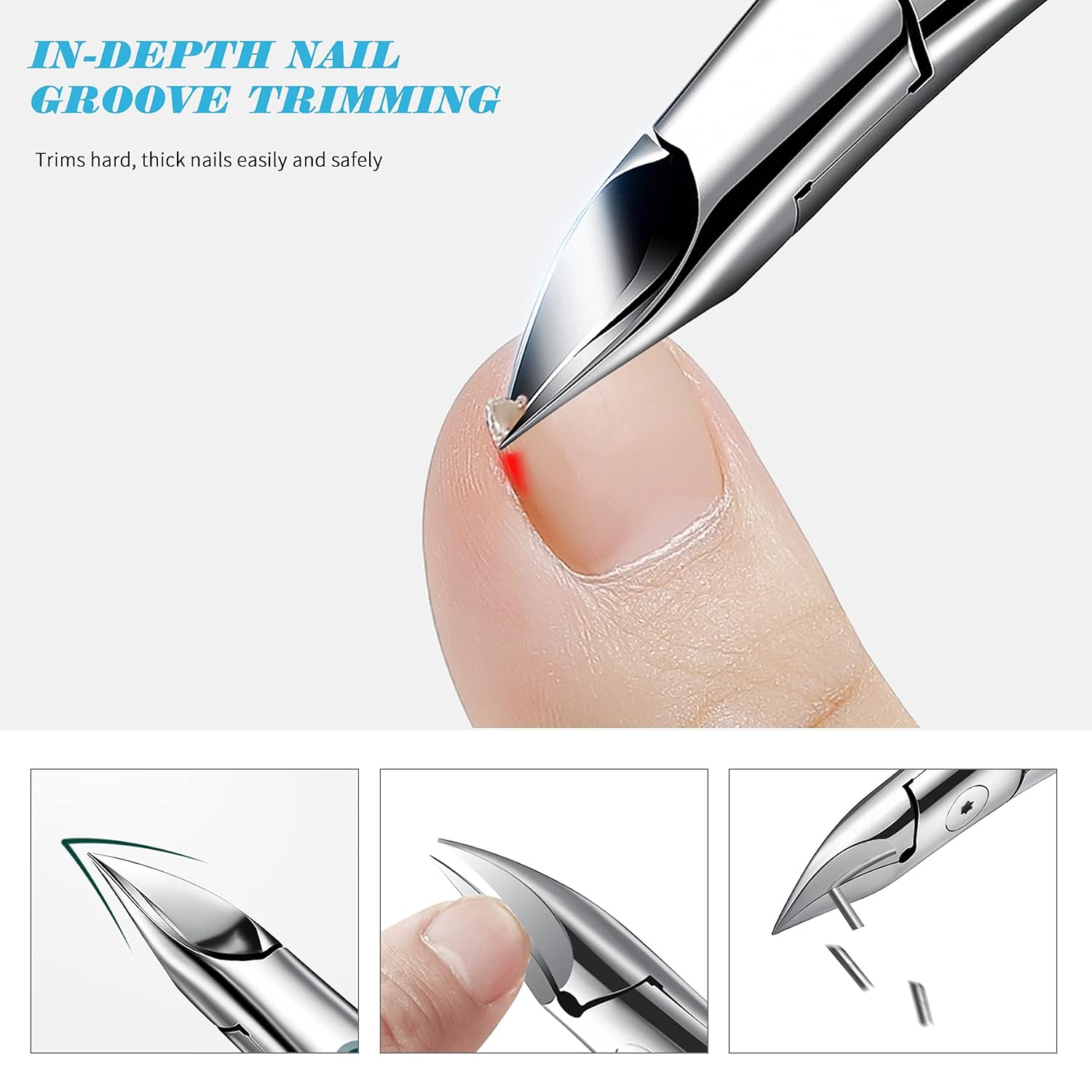 Detalle 2 de FVION Nagelzangen Profi Blau ✂
