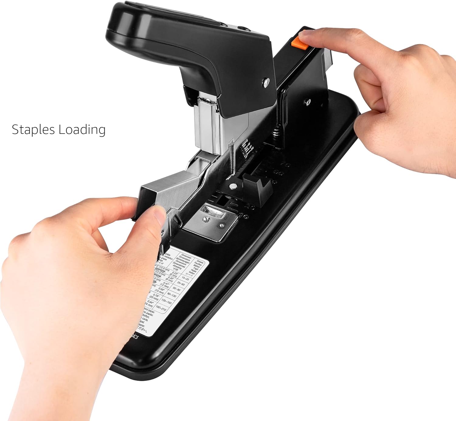 Thumbnail 2 de Amazon Basics Heavy-Duty Stapler 210 sheets 📎
