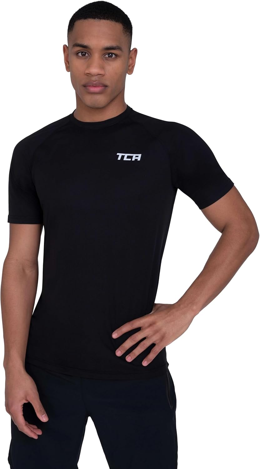 Detalle de TCA Superlight Tops de Gym pour hommes – Pack 2, léger et respirant
