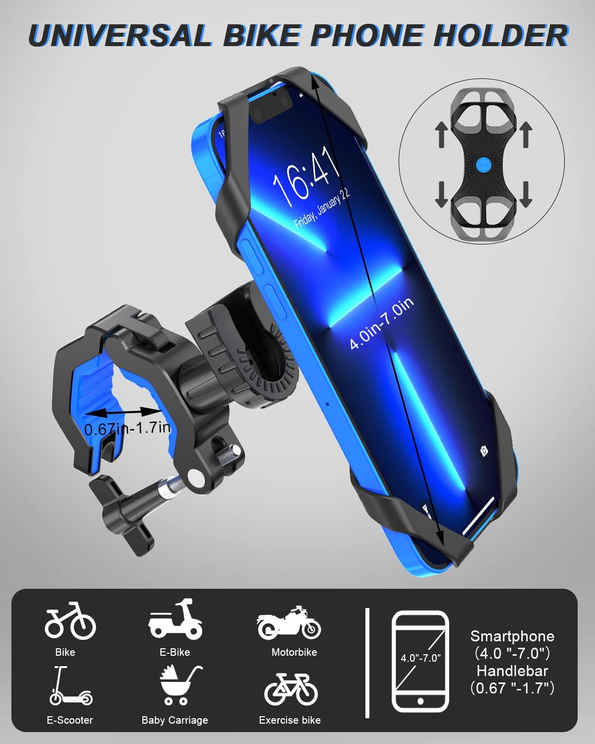 Thumbnail 4 de Handyhalterung fürs Fahrrad 360° Drehung