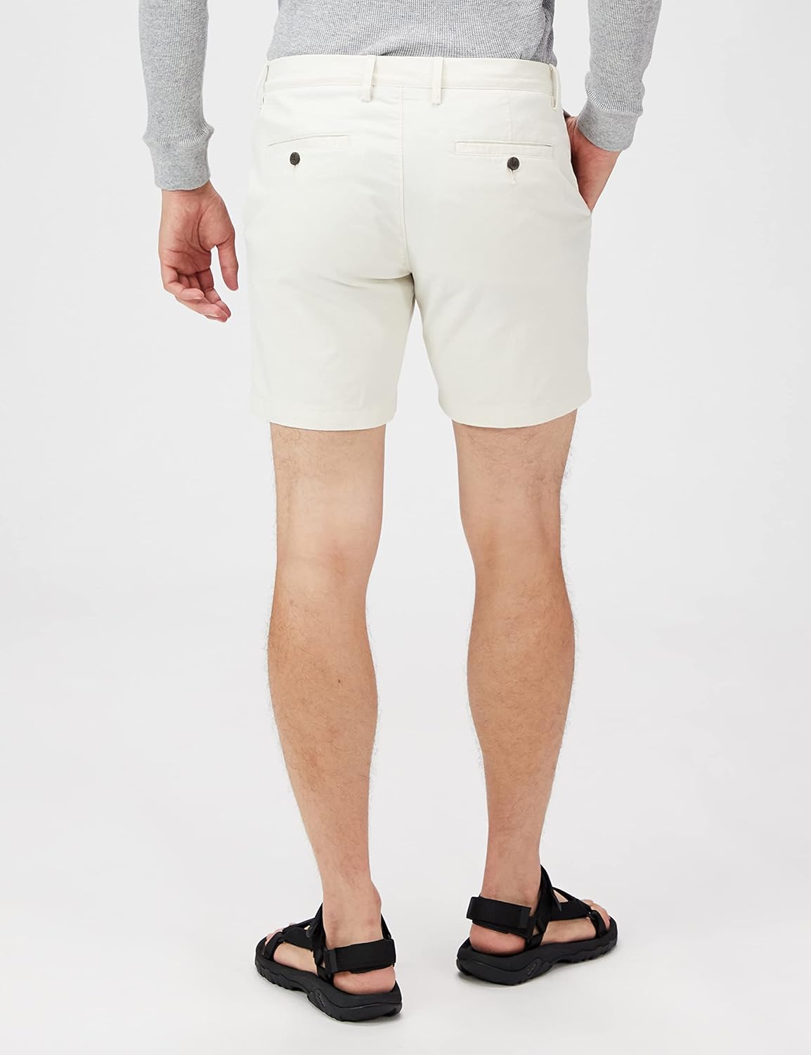 Detalle de Amazon Essentials Men's Slim-Fit 7" Lightweight Comfort Stretch Oxford Shorts