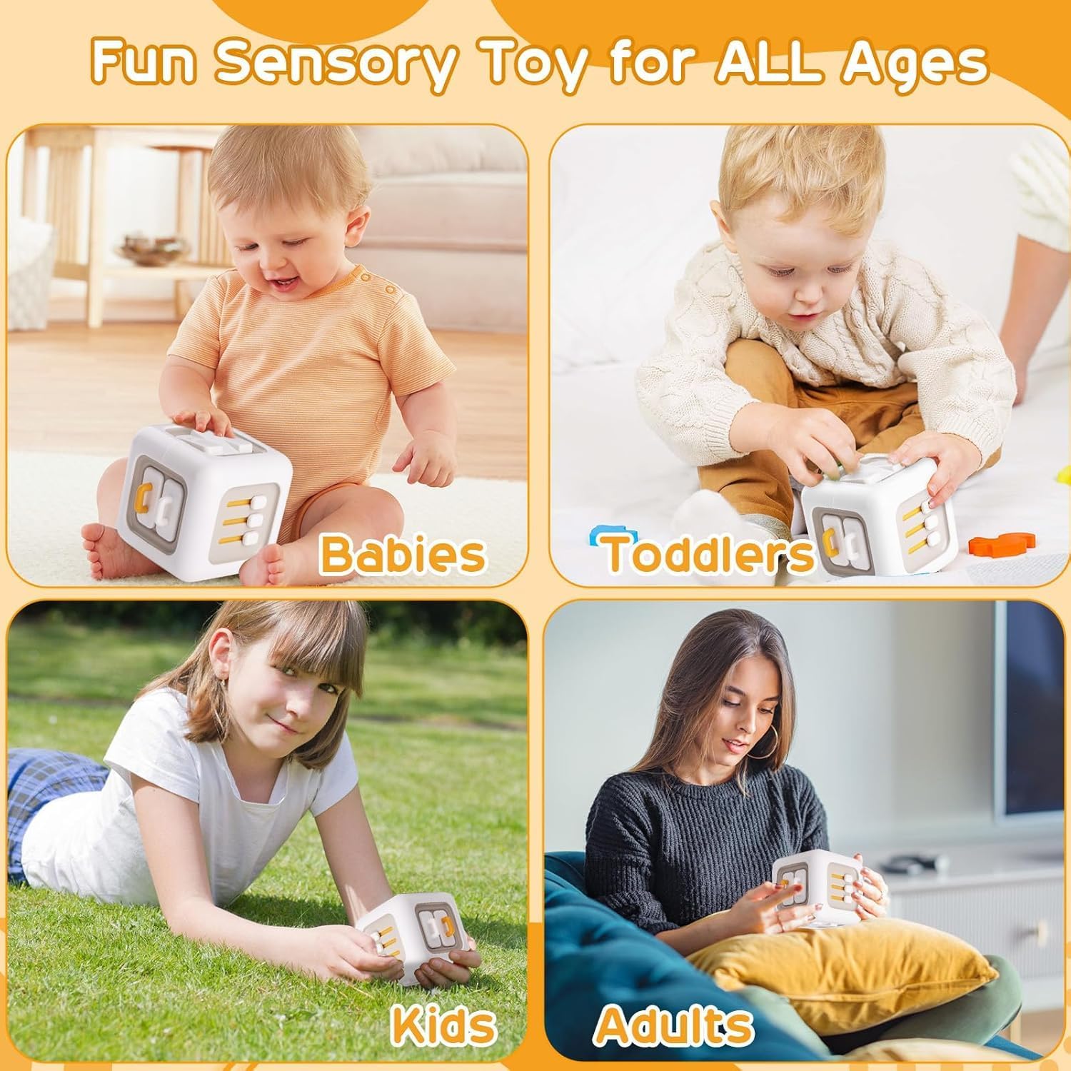 Thumbnail 5 de Zikenis Montessori cubo sensoriale 6 in 1