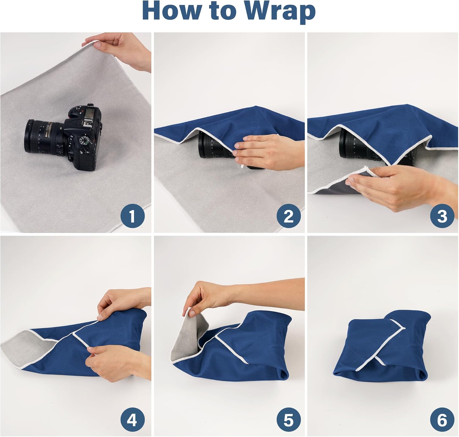 Thumbnail 5 de Walking Way Lens Protective Wrap: Self-Adhesive Pouch for Cameras and Lenses