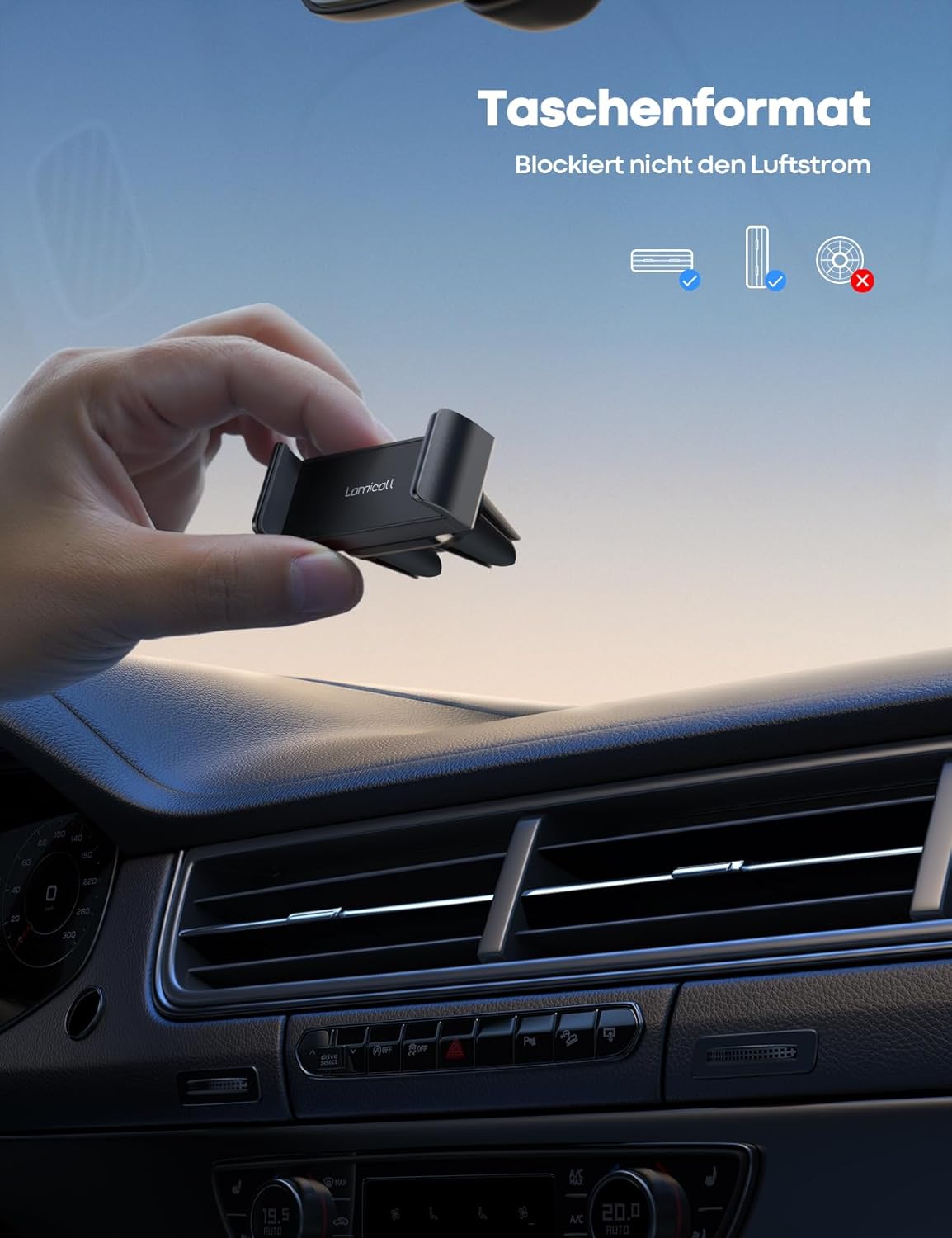 Detalle 2 de Lamicall Handy Autohalterung 6,5 Zoll