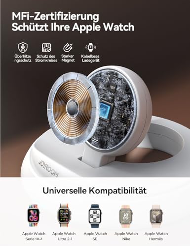 Thumbnail 5 de JOYROOM Kabellose Apple Watch Ladestation mit magnetischem Ladegerät – S11