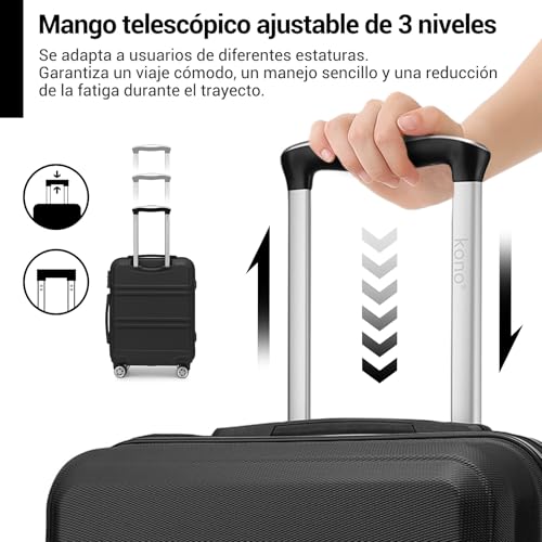 Thumbnail 8 de Kono Maletas de Viaje Grandes 28" ABS | Equipaje Facturado 4 Ruedas 360° y Candado TSA