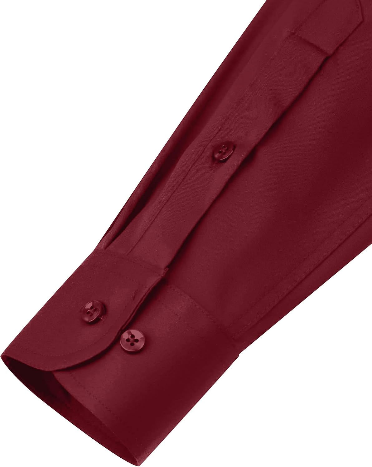 Detalle 2 de Alimens & Gentle Men’s Long Sleeve Wrinkle-Free Stretch Dress Shirt with Pocket
