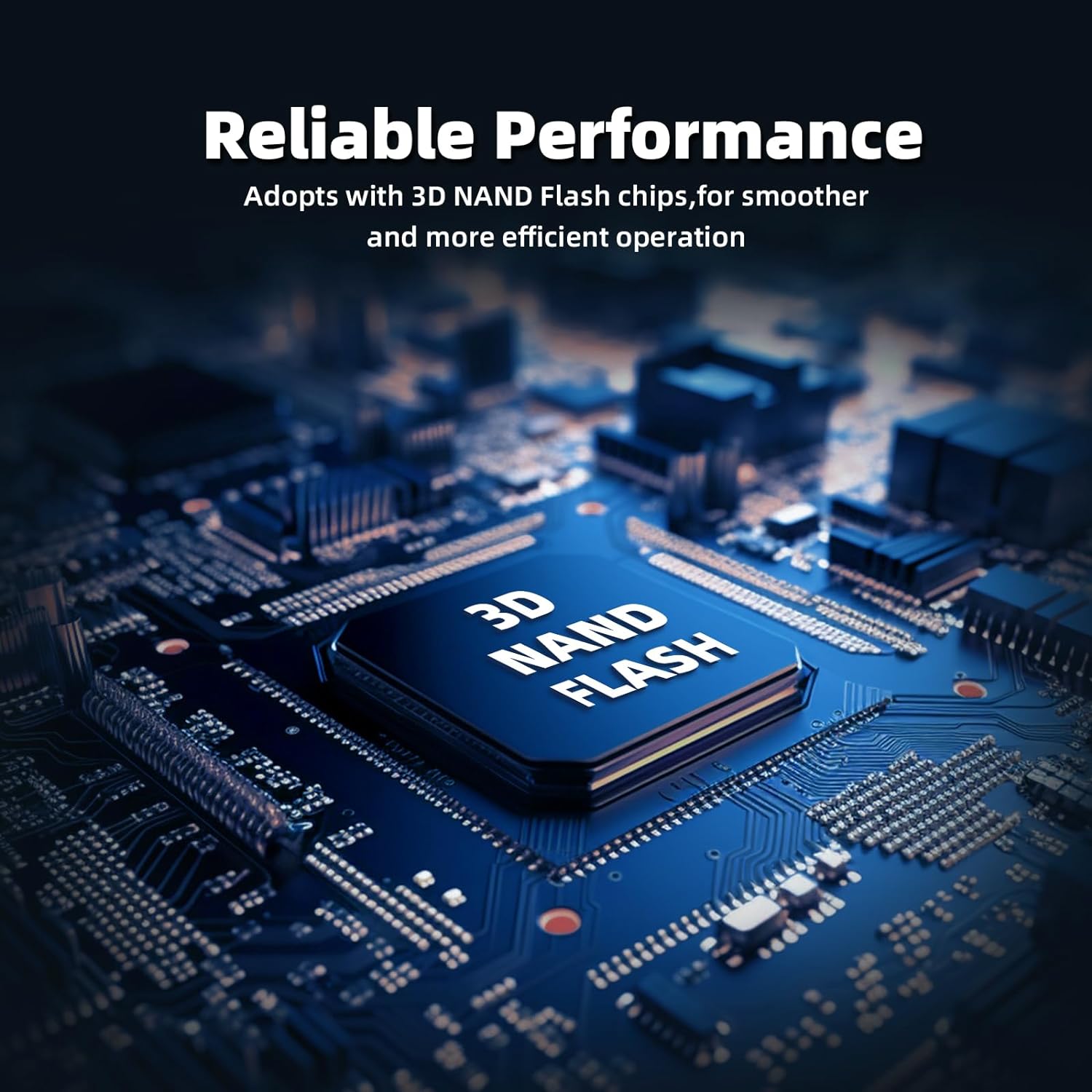 Detalle de KingSpec 256GB NVMe SSD – PCIe Gen3 x4, M.2 2280