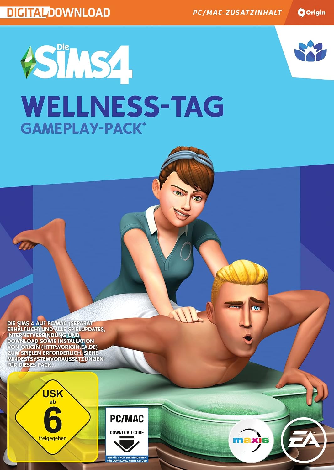 Detalle de Die Sims 4 Wellness‑Tag Gameplay‑Pack DLC