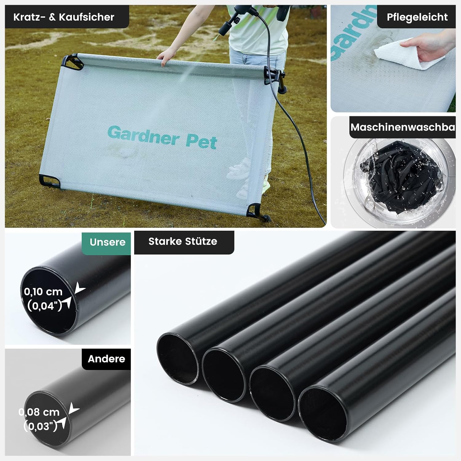 Thumbnail 6 de Gardner Pet Outdoor Hundeliege 89x56 cm