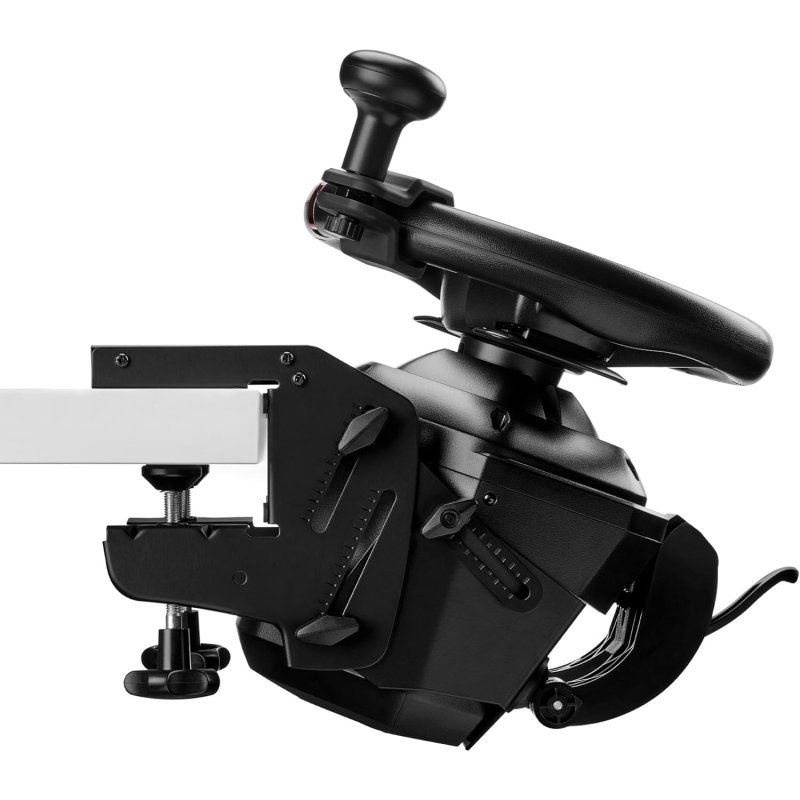 Detalle de Thrustmaster T128 SimTask Pack: volante y pedales para Xbox/PC con soporte SimTask