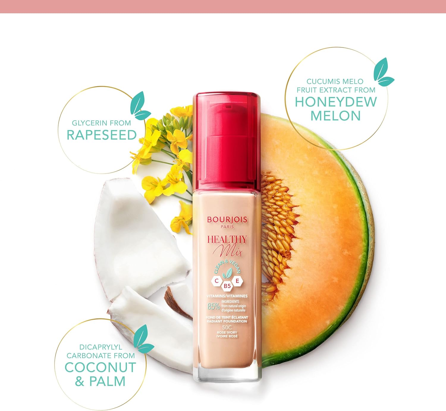 Thumbnail 7 de Bourjois - Healthy Mix Clean Foundation 052 🍦 30 ml