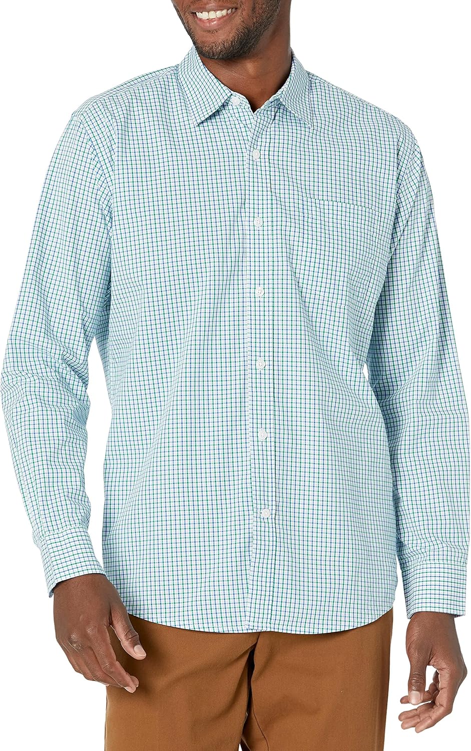Thumbnail 6 de Amazon Essentials Men's Regular-Fit Long-Sleeve Poplin Shirt