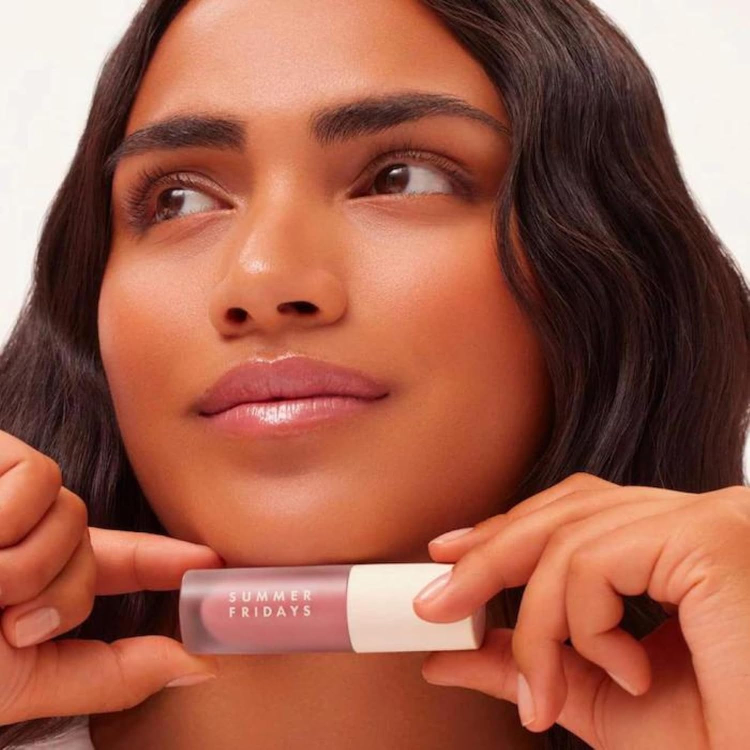 Thumbnail 2 de Summer Fridays Dream Lip Oil - Hydrating Tinted Lip Gloss Oil in Soft Mauve